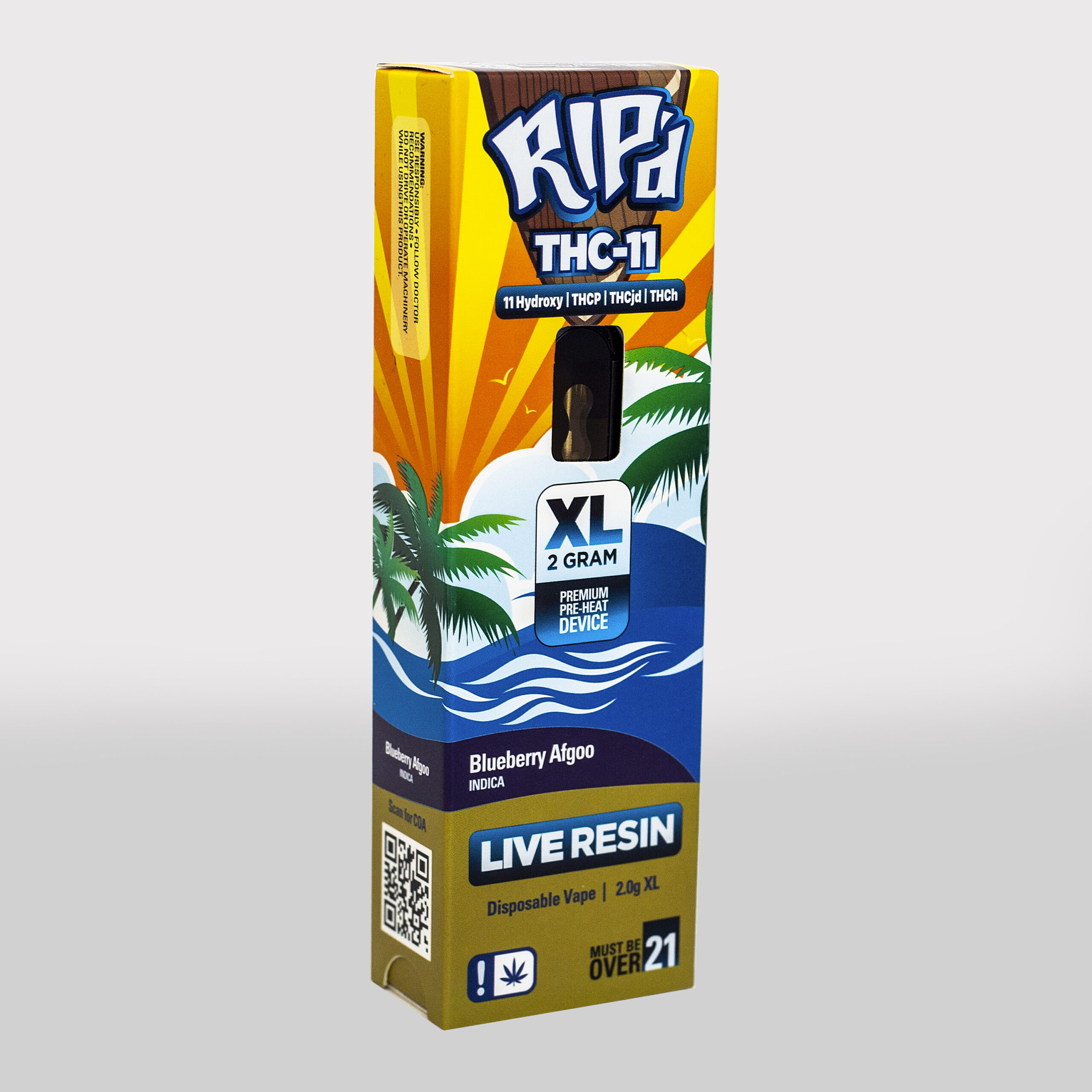 THC-11 Live Resin Disposable Pen - The Wellness Experience